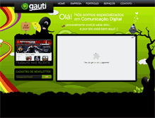 Tablet Screenshot of gauti.com.br